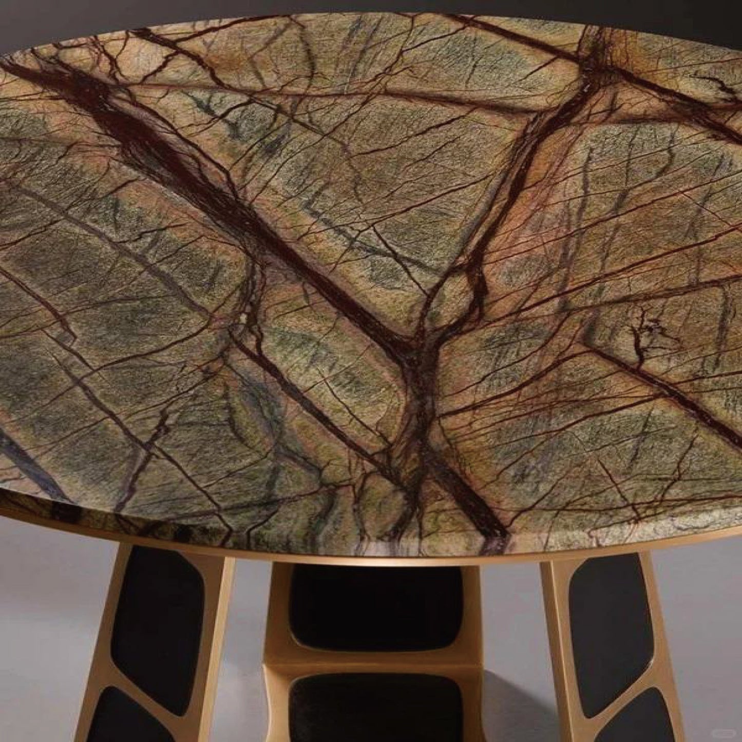 Portale Round Stone Dining Table