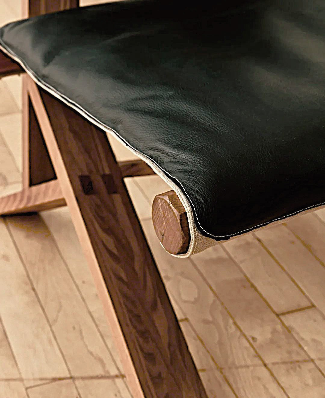 Croce Leather Lounge Chair