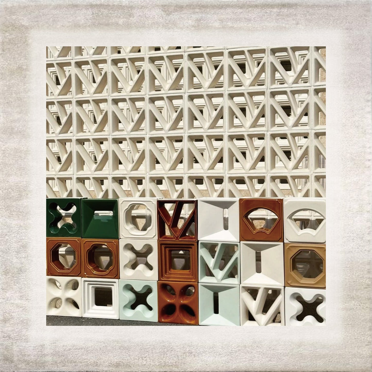 Bamboo Shadow Ceramic Cobogó screen