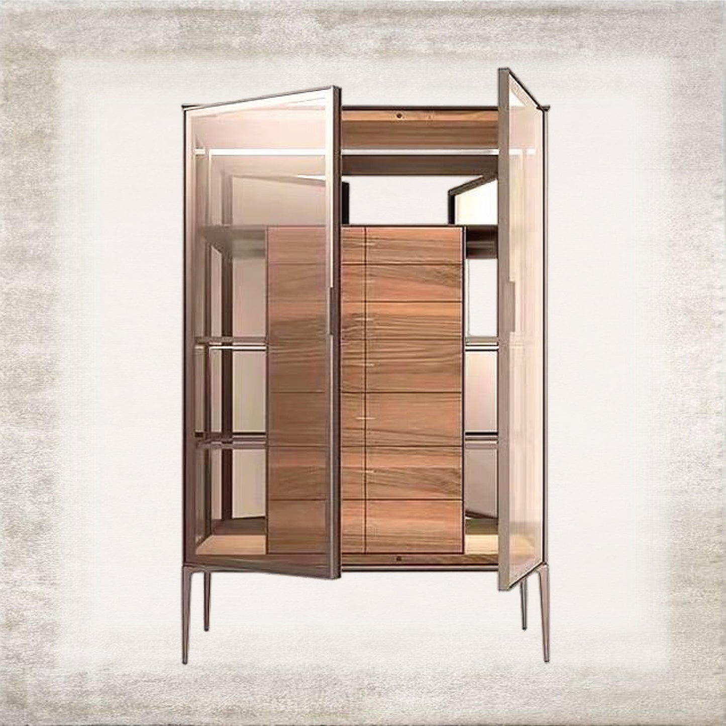 Tela Framed Storage Cabinet