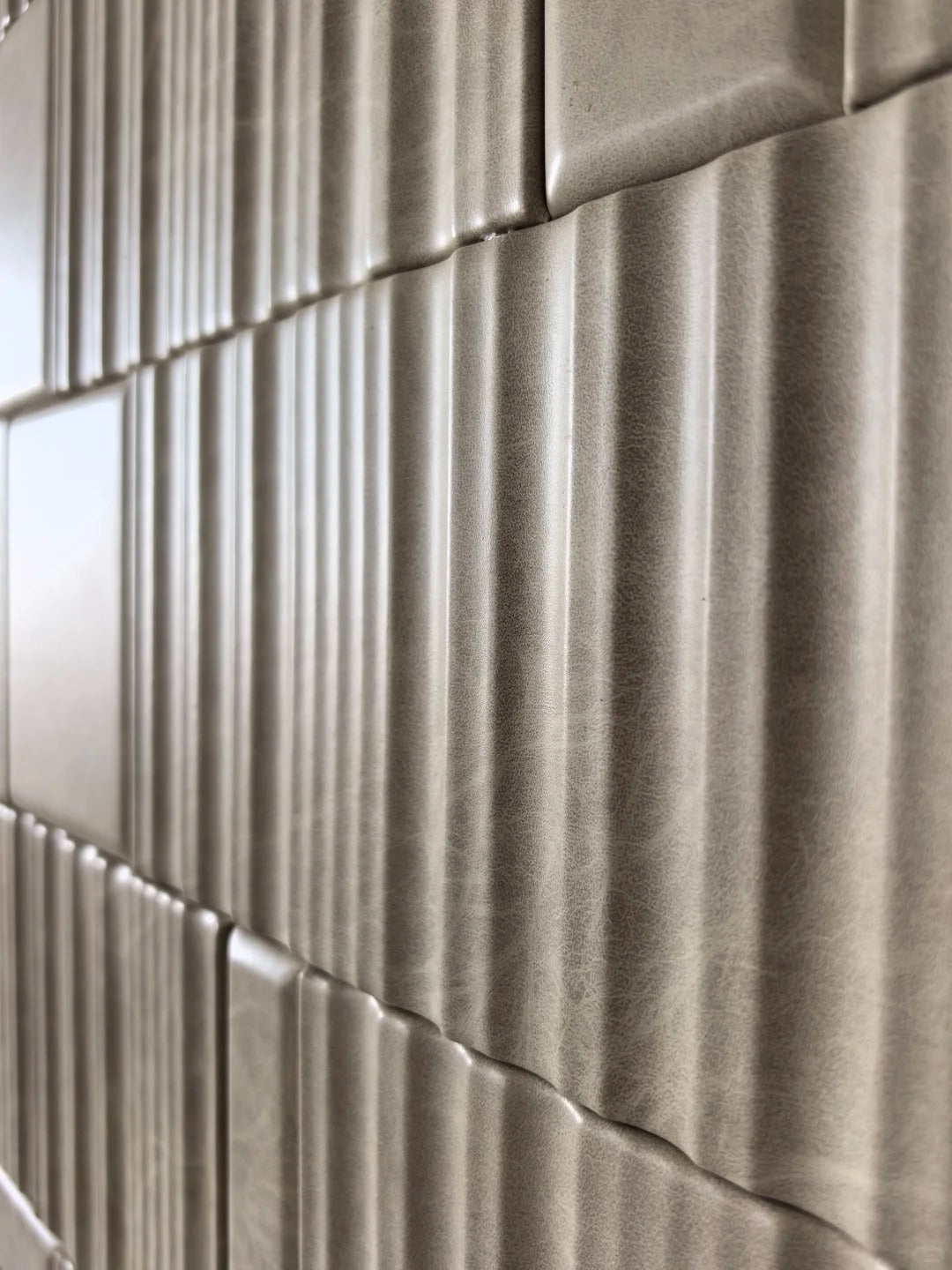 Leather wall covering