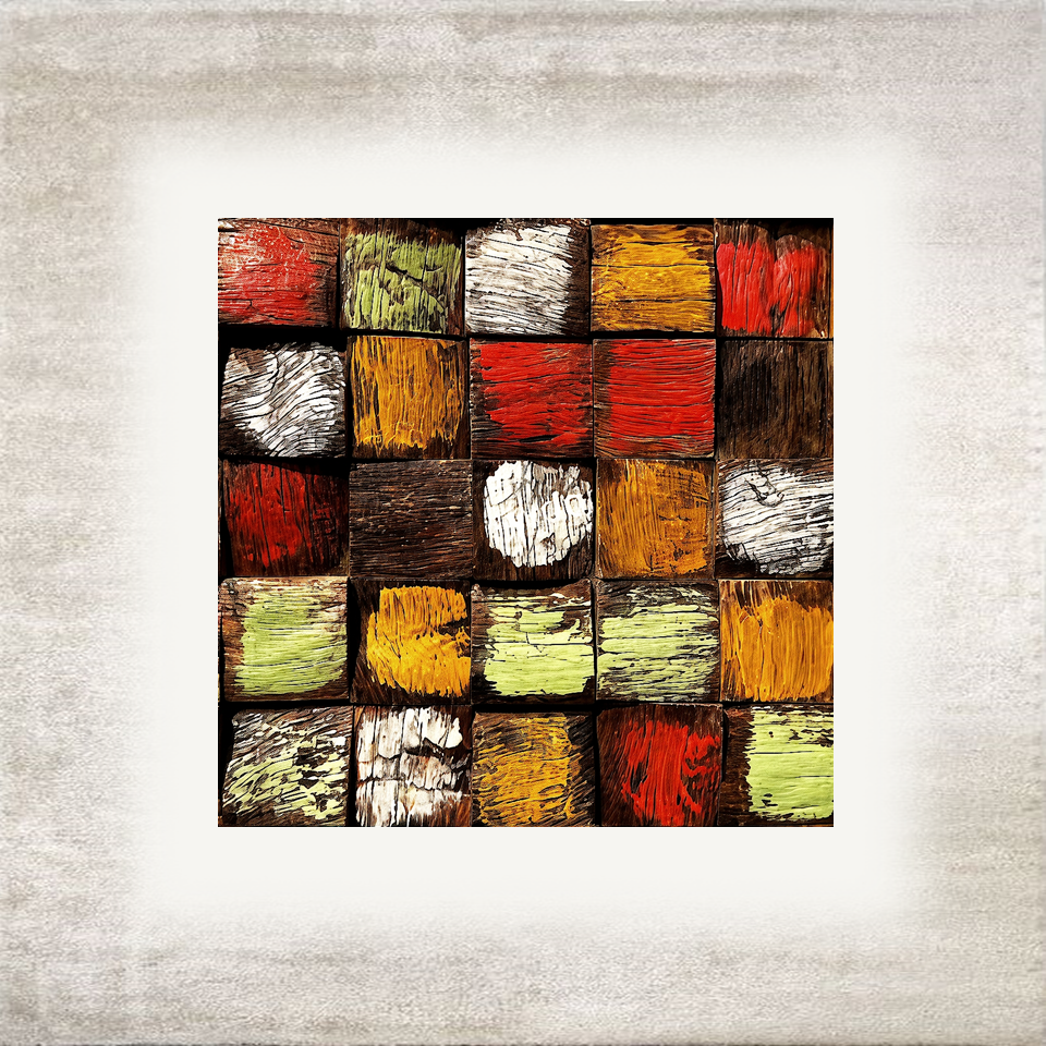 Wood mosaics