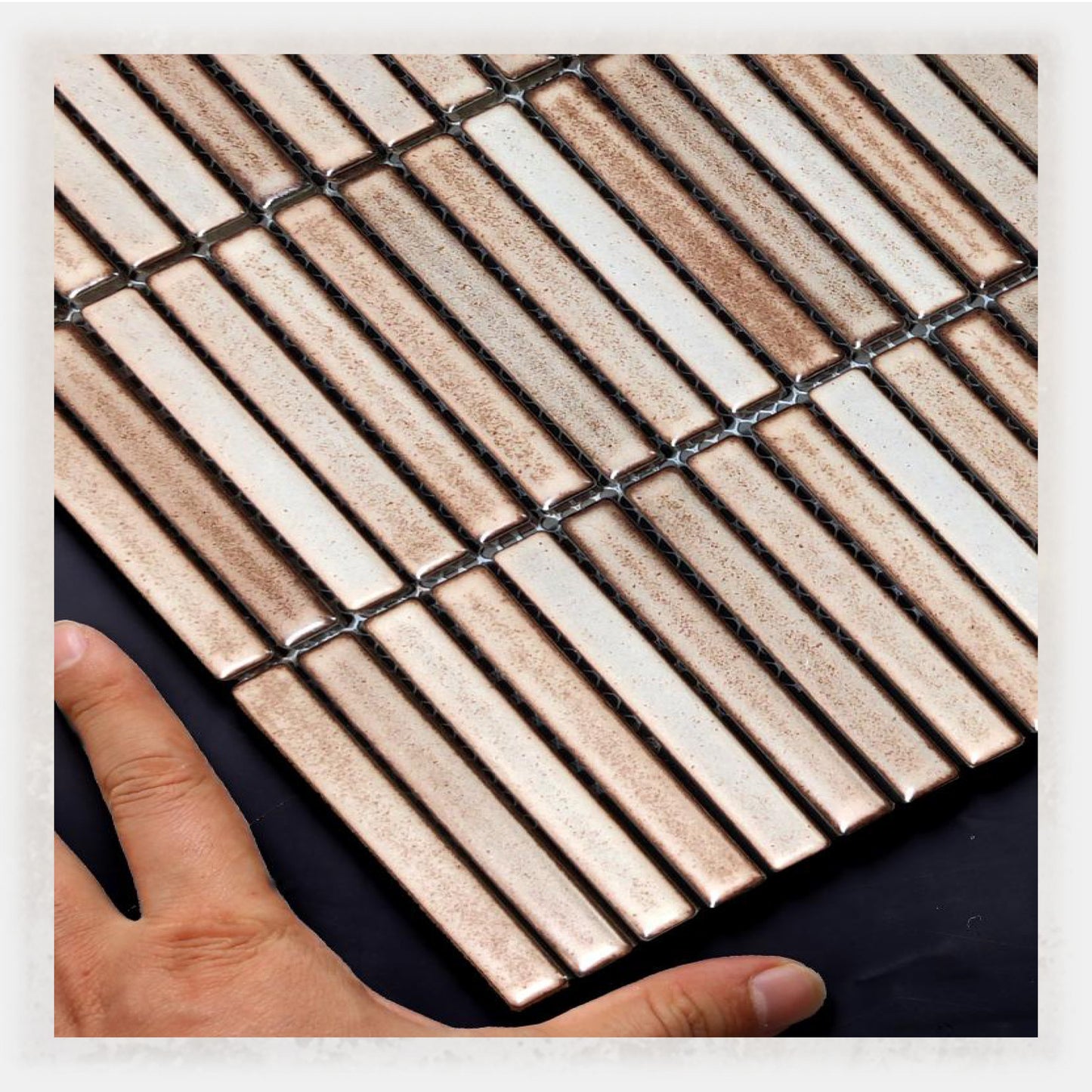 Rosa Linear Mosaic Surface