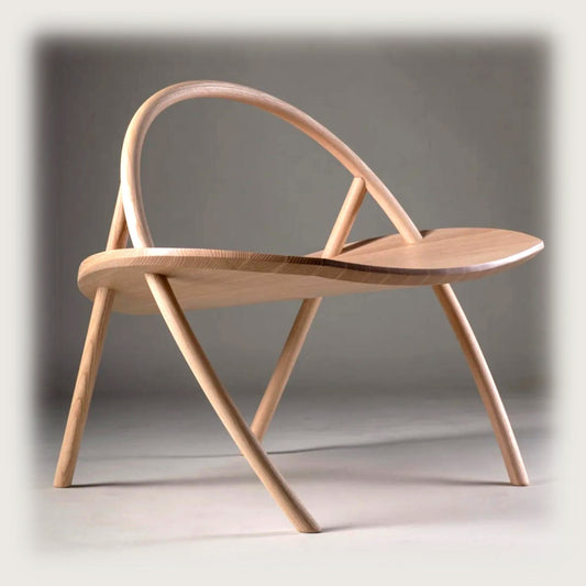 Anello Sculptural Wood Chair
