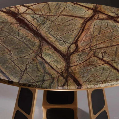 Portale Round Stone Dining Table