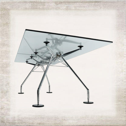 Aster Minimal Glass Dining Table – view 2