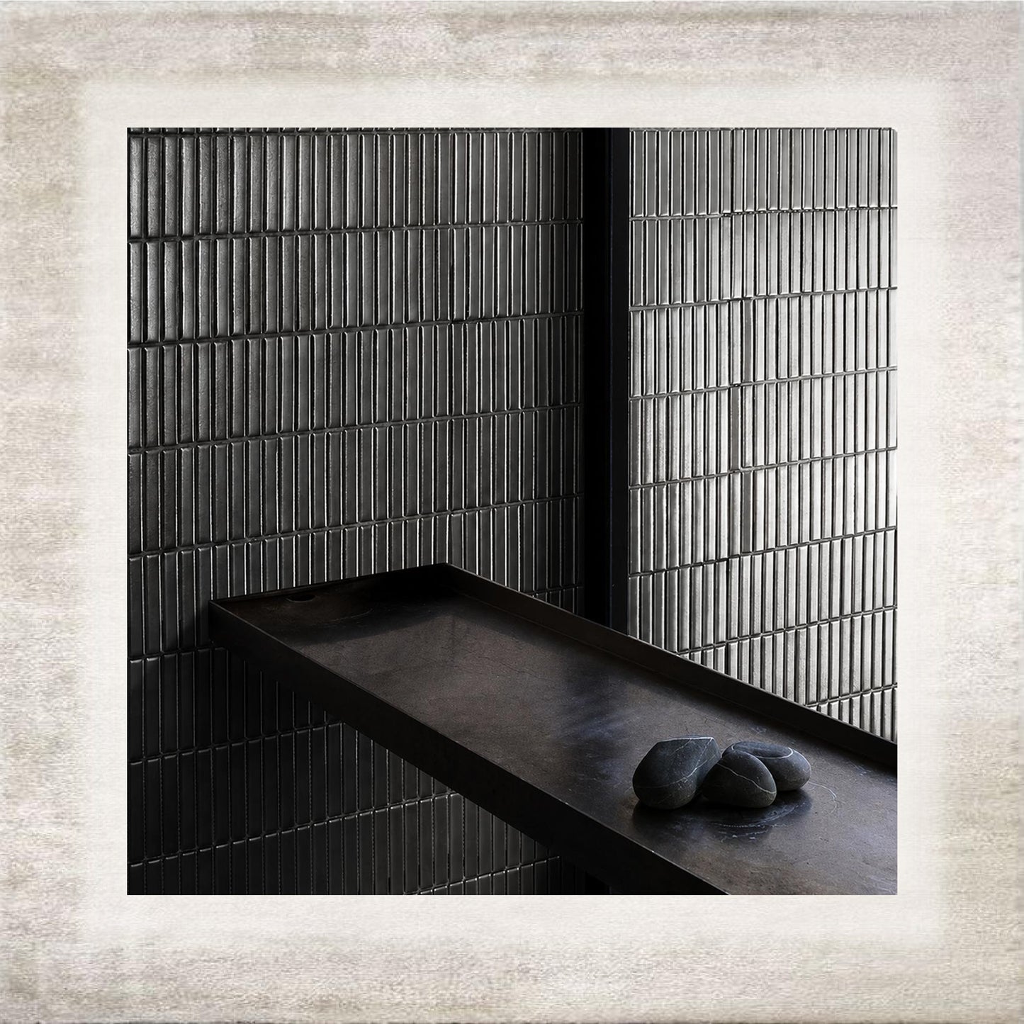 Traccia Handcrafted Ceramic Mosaic interior application