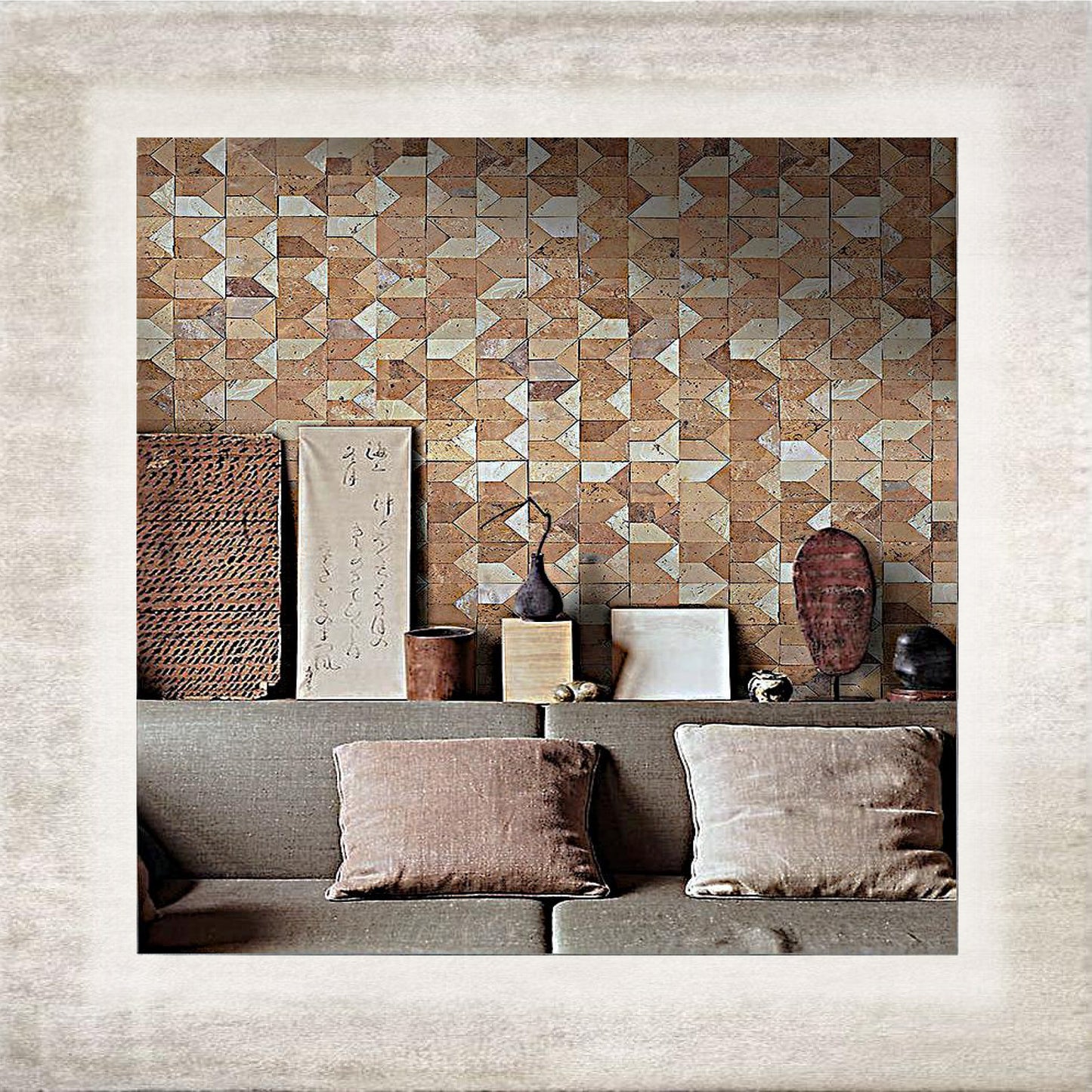 Terra Tessera Geometric Cotto Mosaic