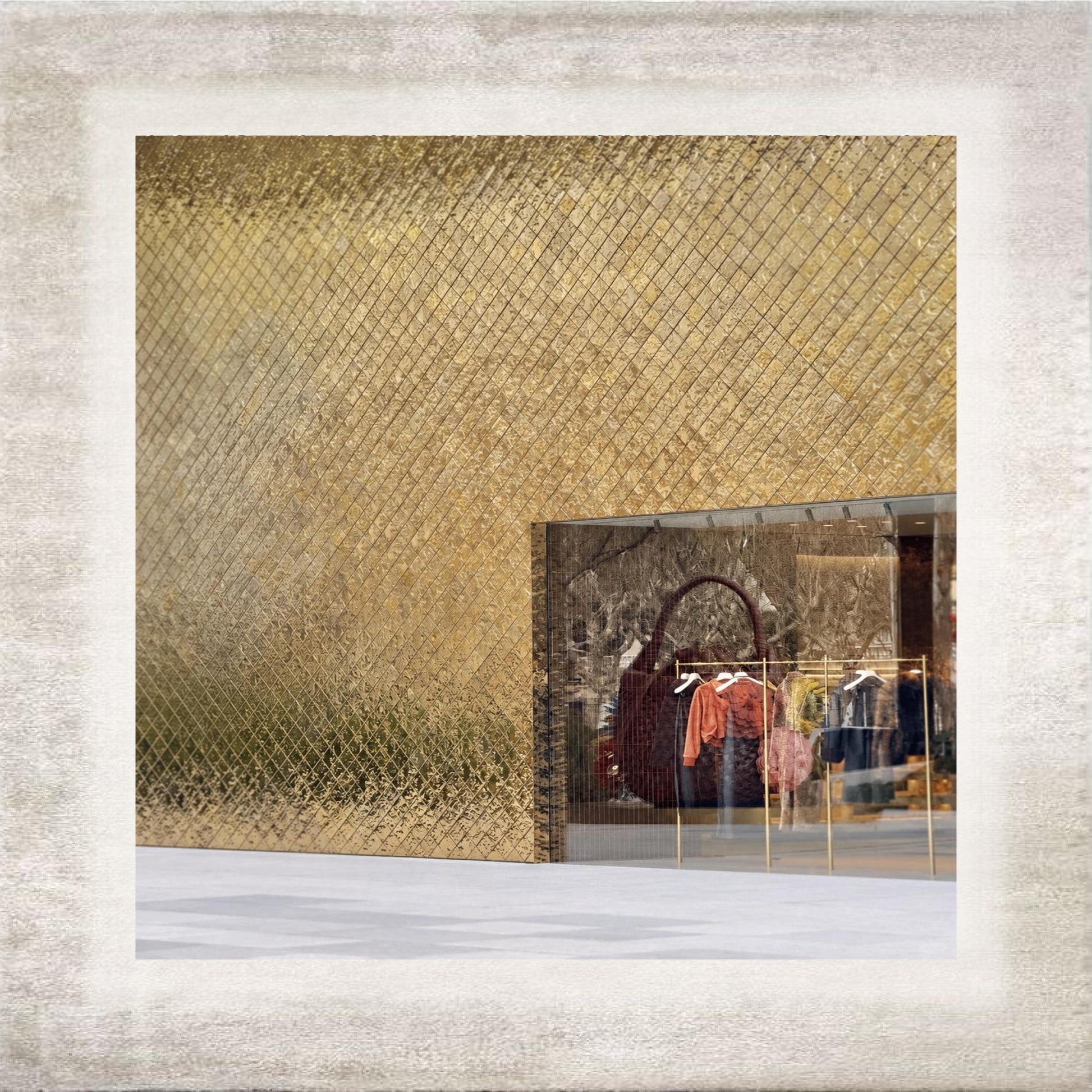 Aureo Handmade Gold Tile interior application