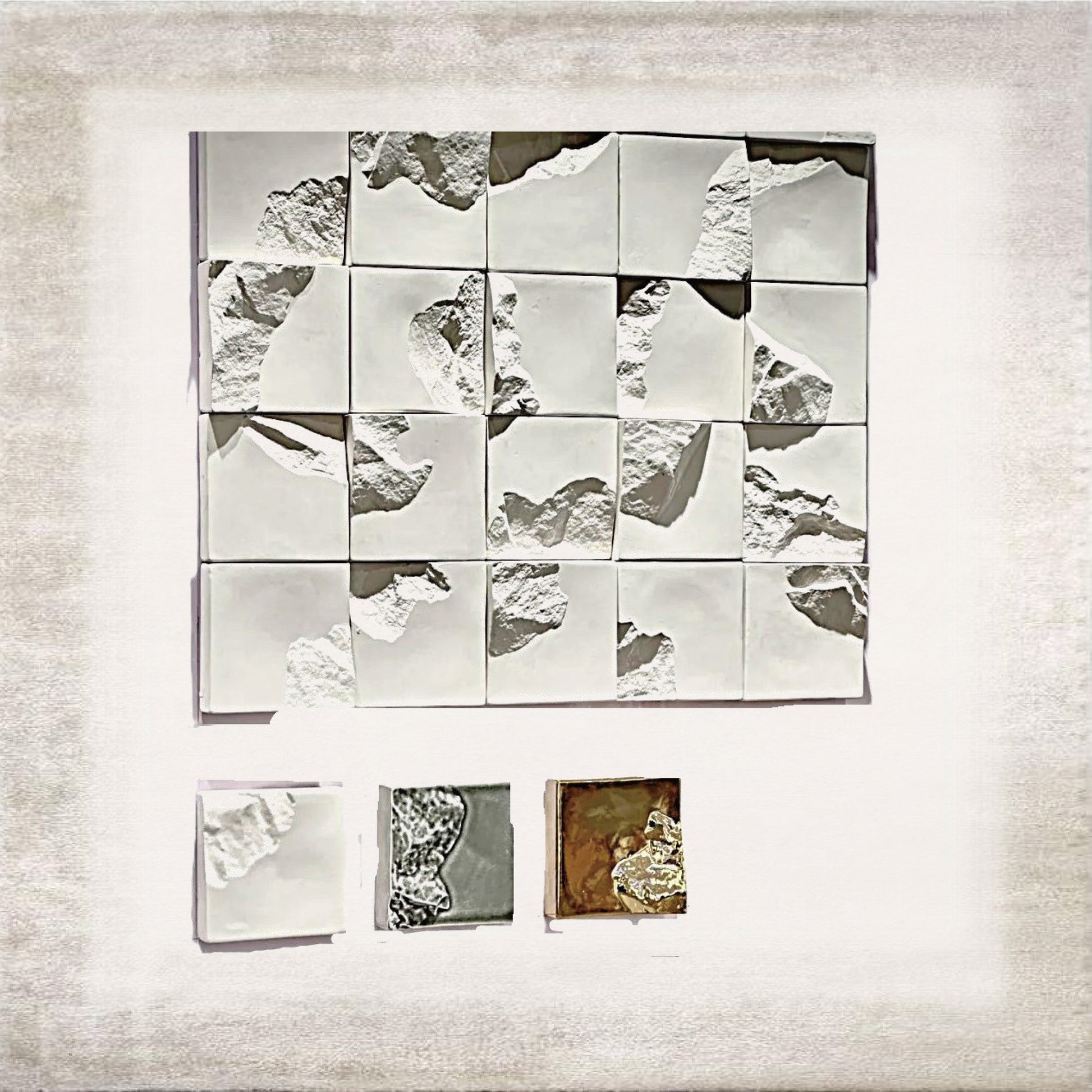 Senza Fughe Handmade Ceramic Mosaic surface