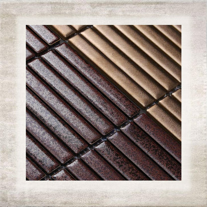 Bronzo Metallic Glazed Finger Mosaic