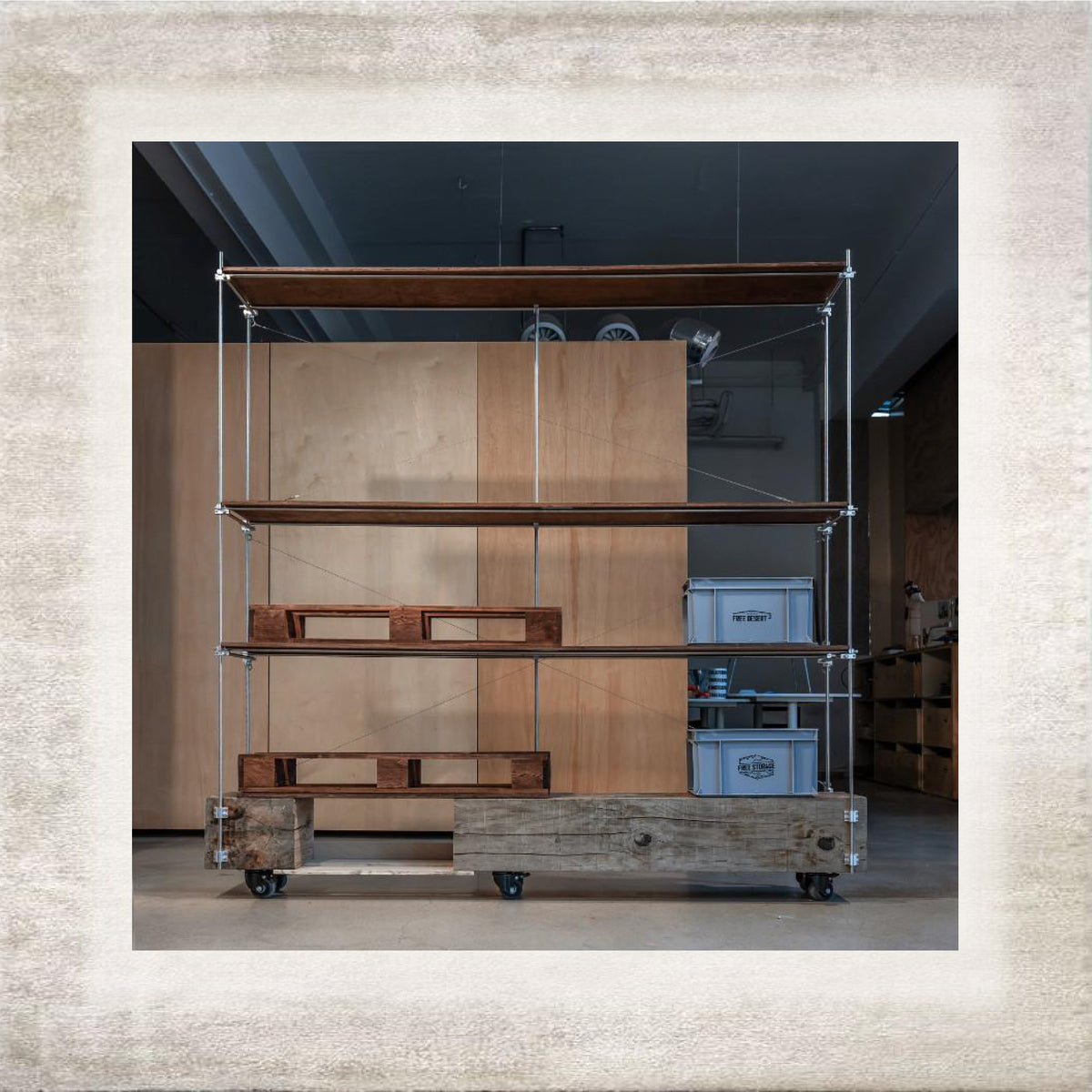 Tela Mobile Architectural Shelving, main view