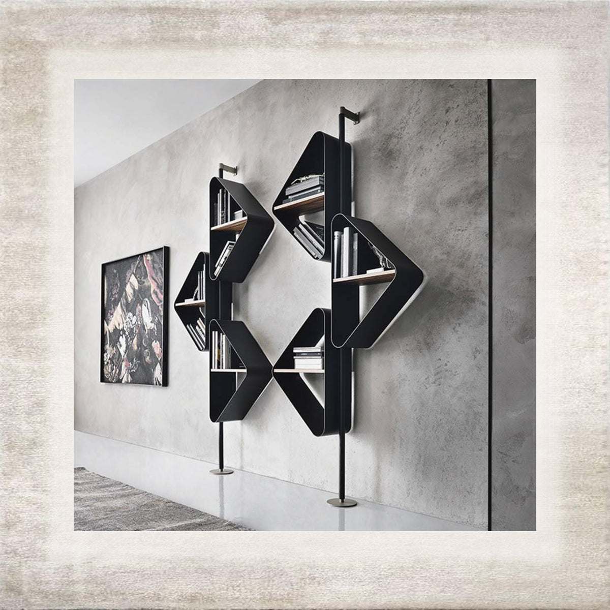 Nastro Sculptural Wall Bookcase, main view