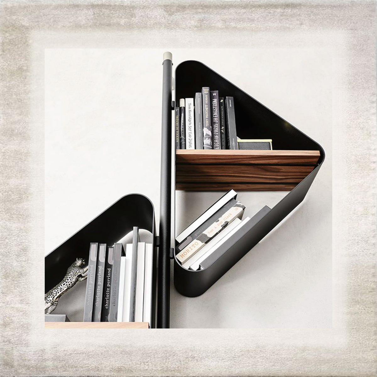 Nastro Sculptural Wall Bookcase, detail view 2