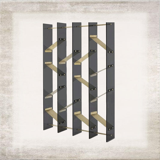 Traccia Brass Accent Display Rack, main view
