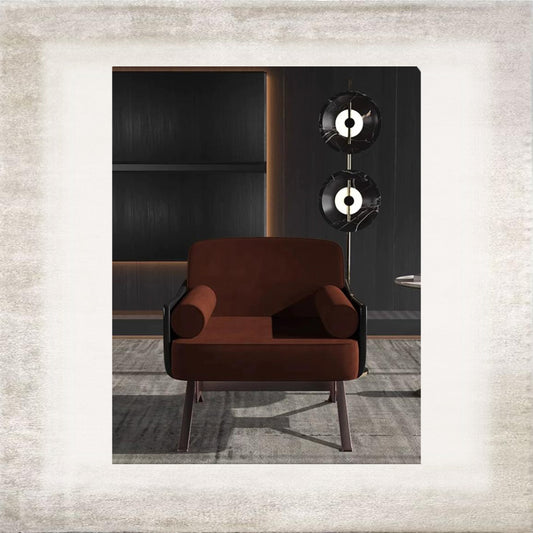Scudo Sculptural Swivel Armchair, detail view 2
