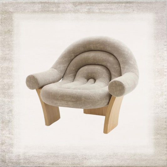 Arco Layered Upholstered Armchair, main view