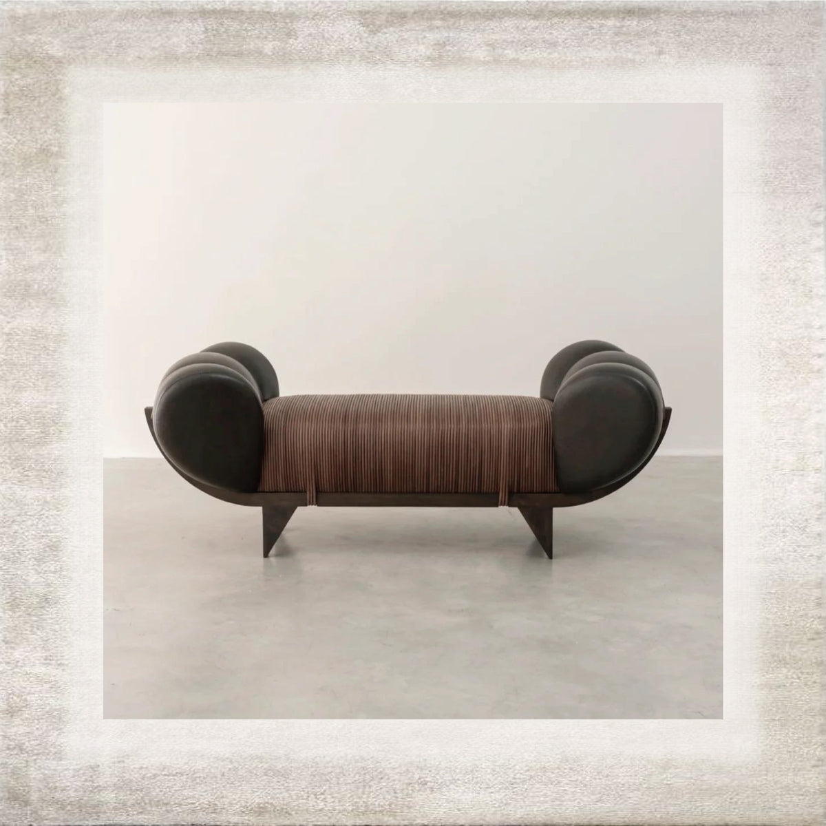 Onda Sculptural Upholstered Sofa, main view