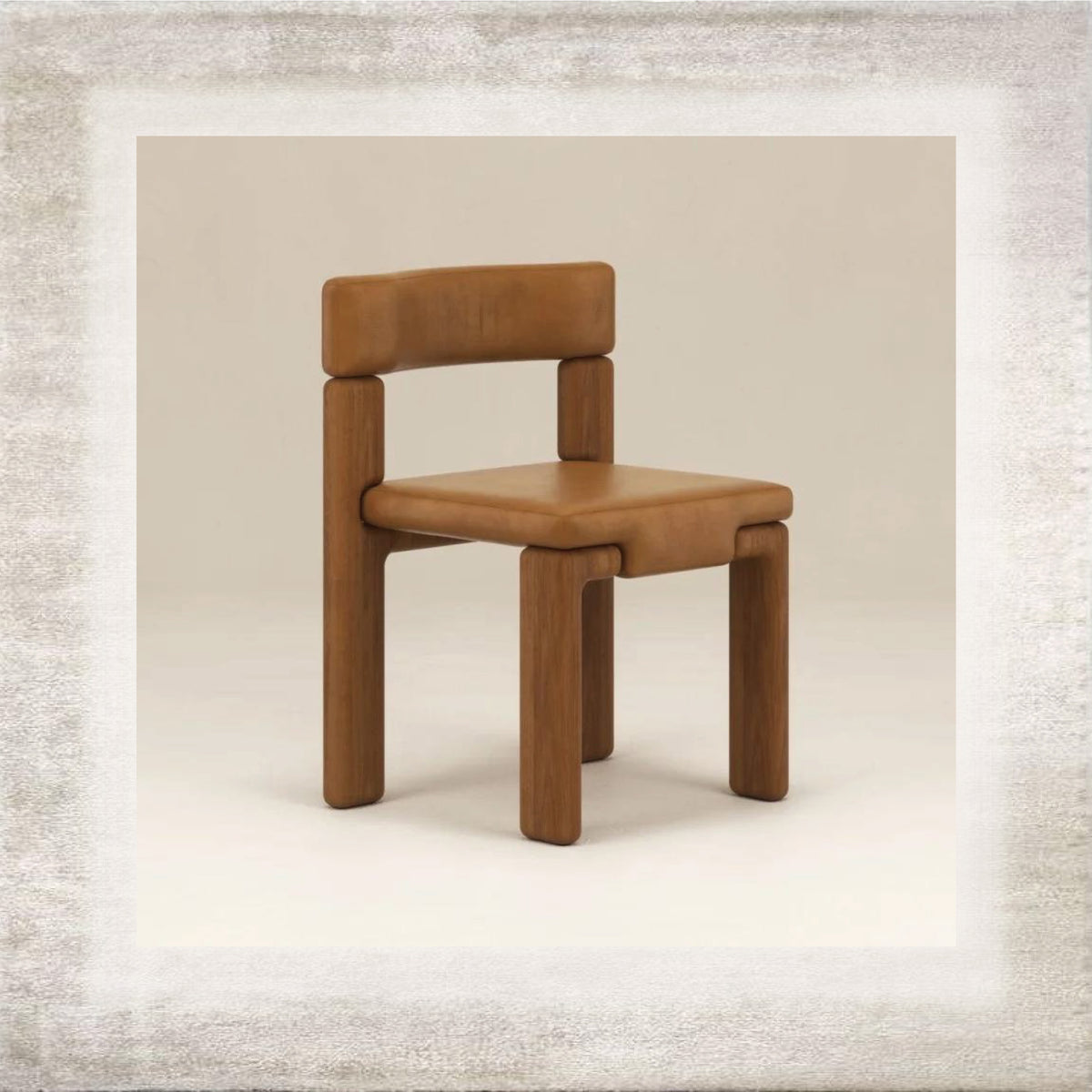 Quadra Solid Wood Dining Chair, main view