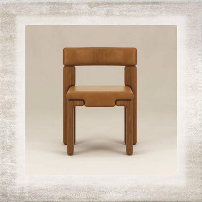 Quadra Solid Wood Dining Chair, detail view 2