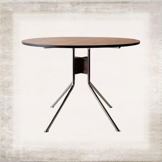 Compasso Wood and Steel Dining Set, detail view 2