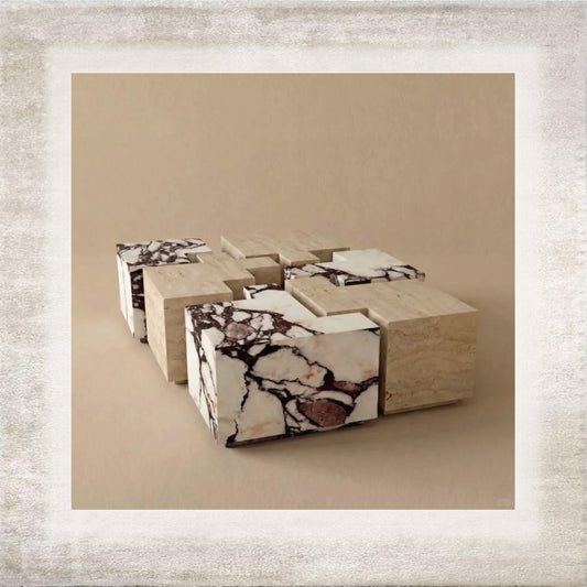 Intarsio Stone Mosaic Sideboard, detail view 2