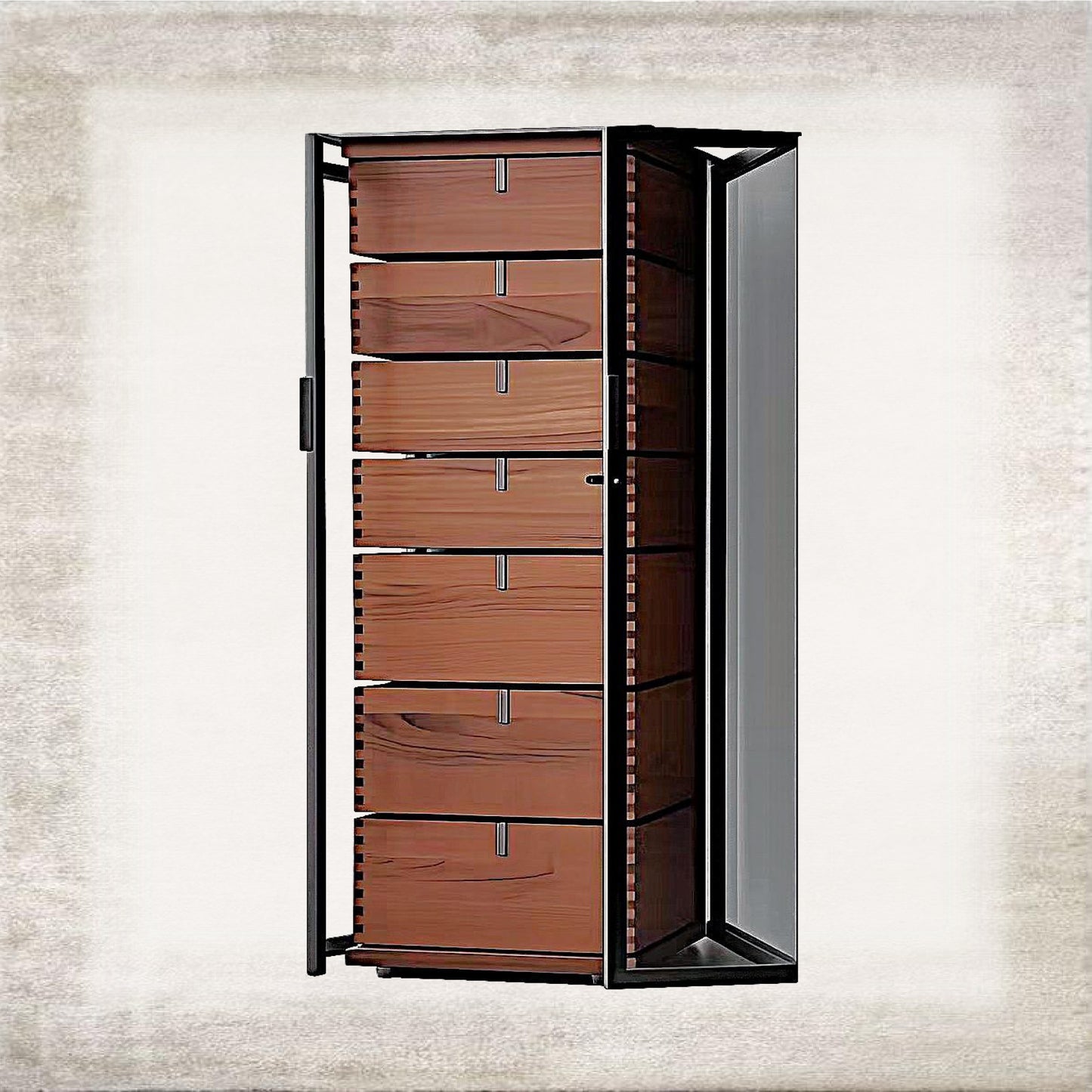 Linea Seven-Drawer Cabinet