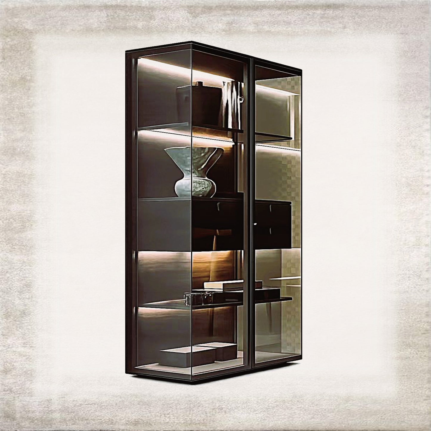 Vetrina Illuminated Display Cabinet