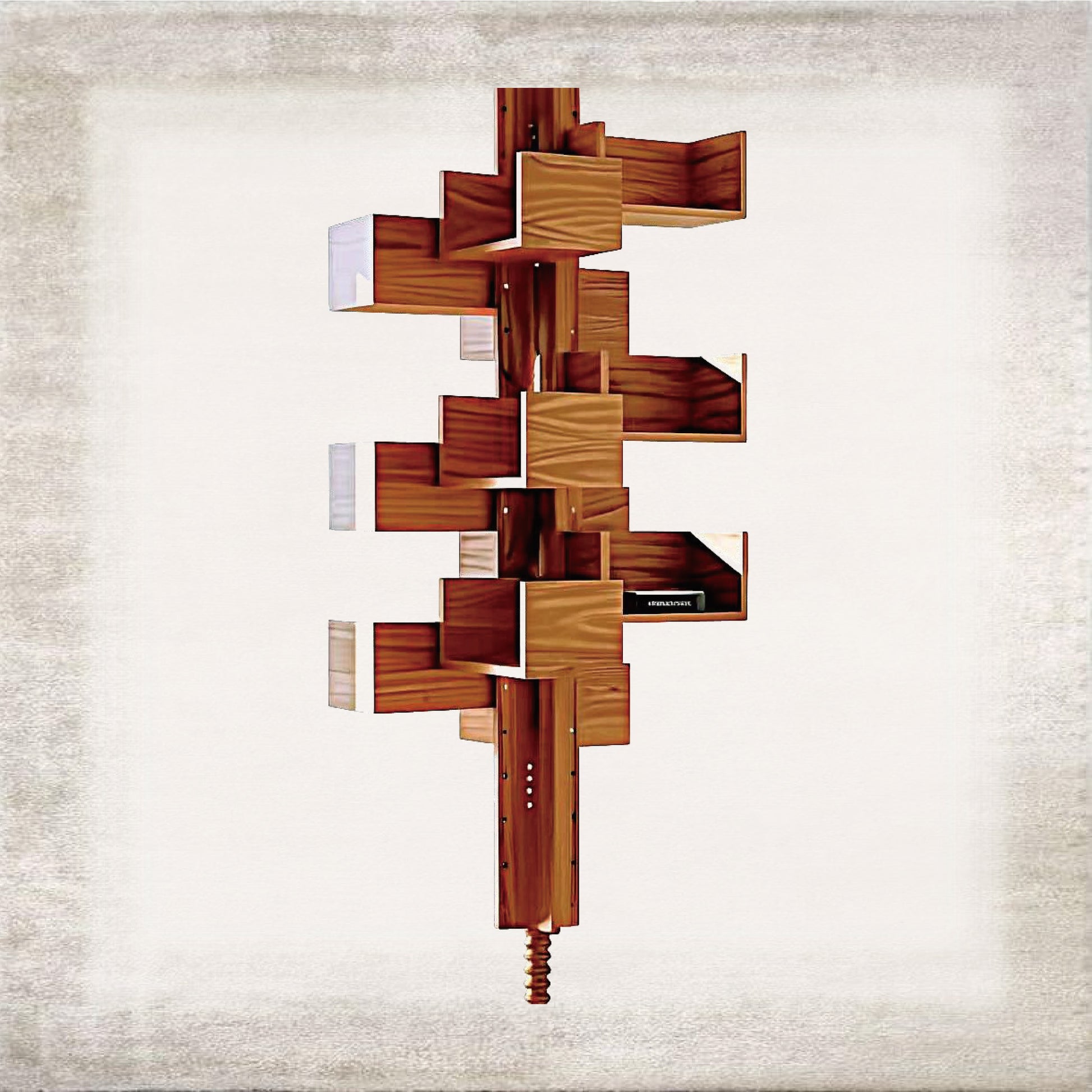 Totem Sculptural Wall Shelving