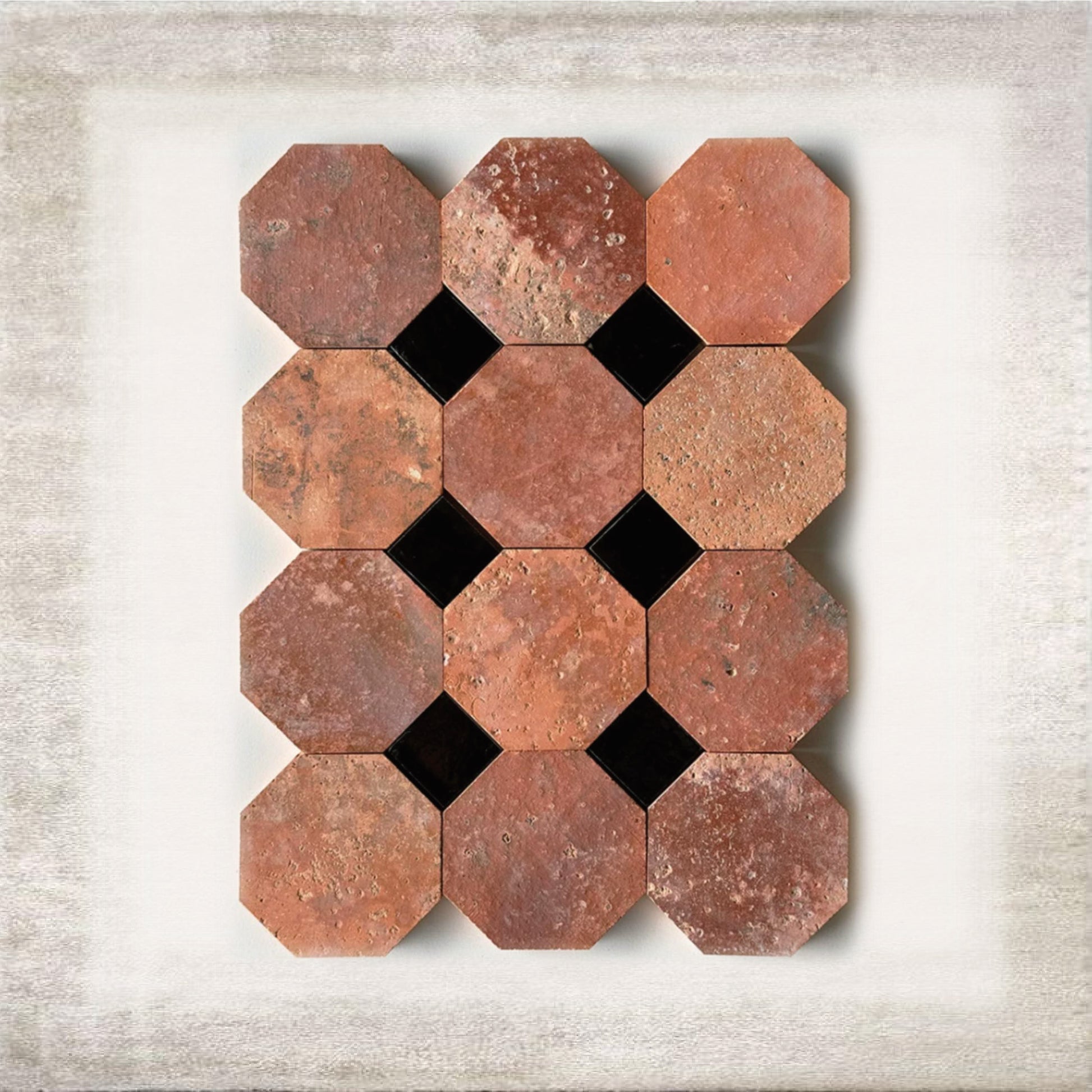 Ottagono Terracotta Inlay Tile