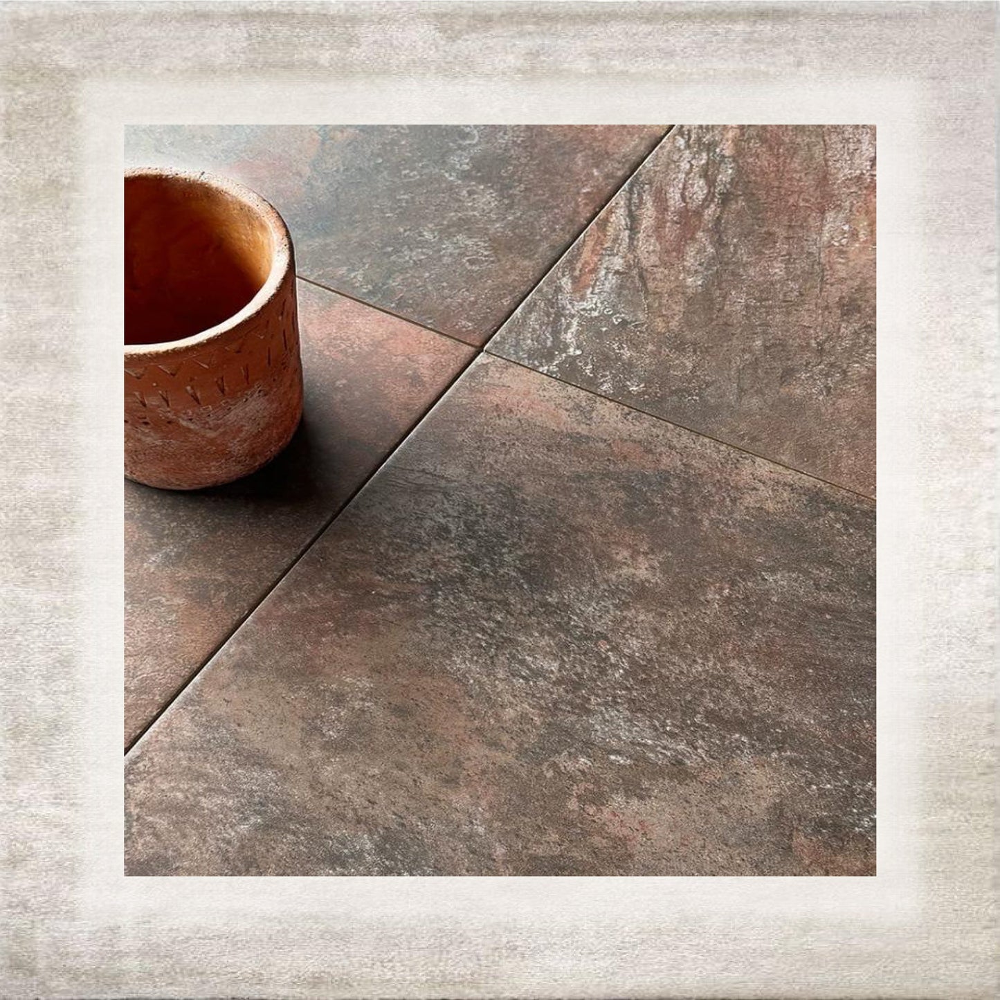 Ferrostone Oxidized Porcelain Tile — detail 2