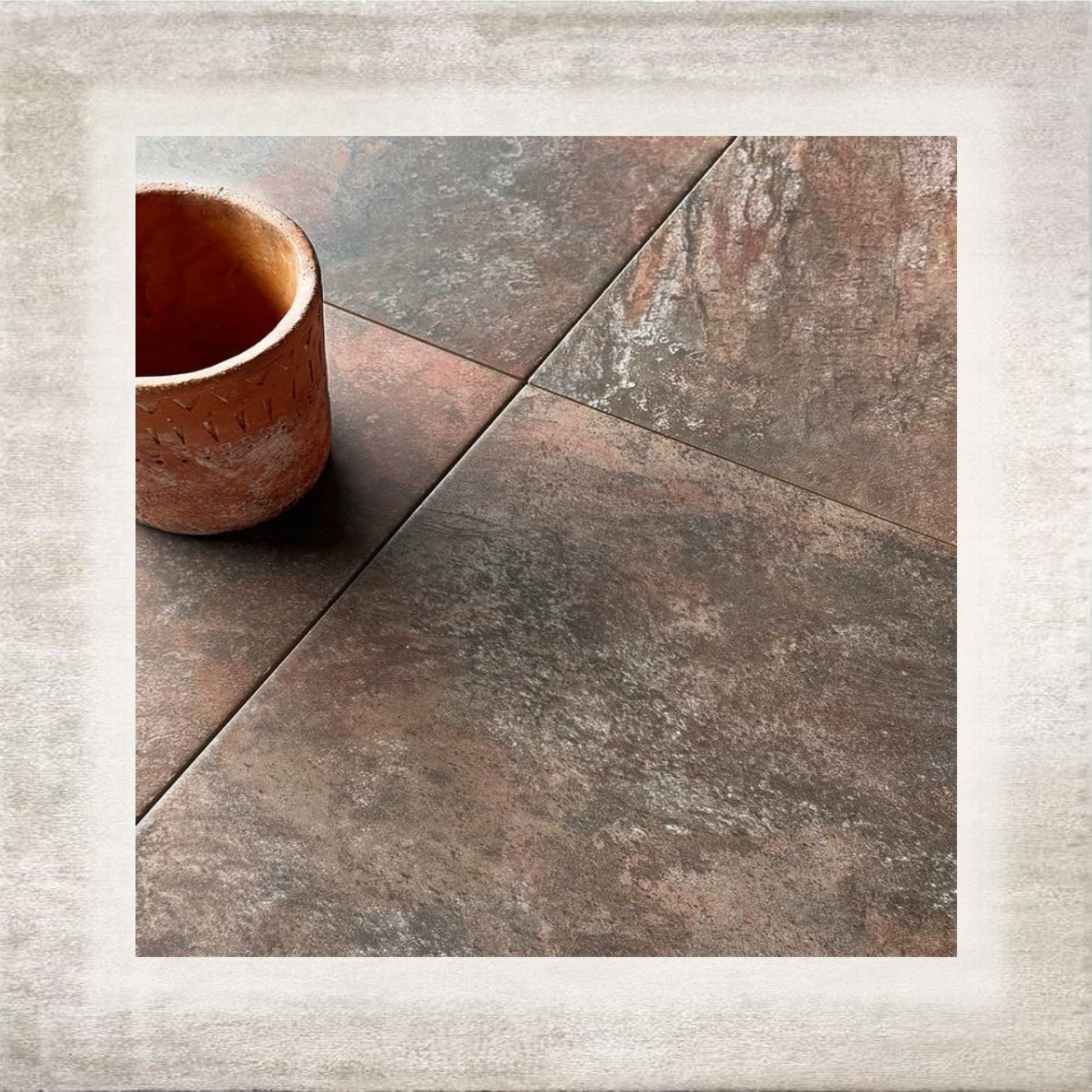 Ferrostone Oxidized Porcelain Tile — detail 2