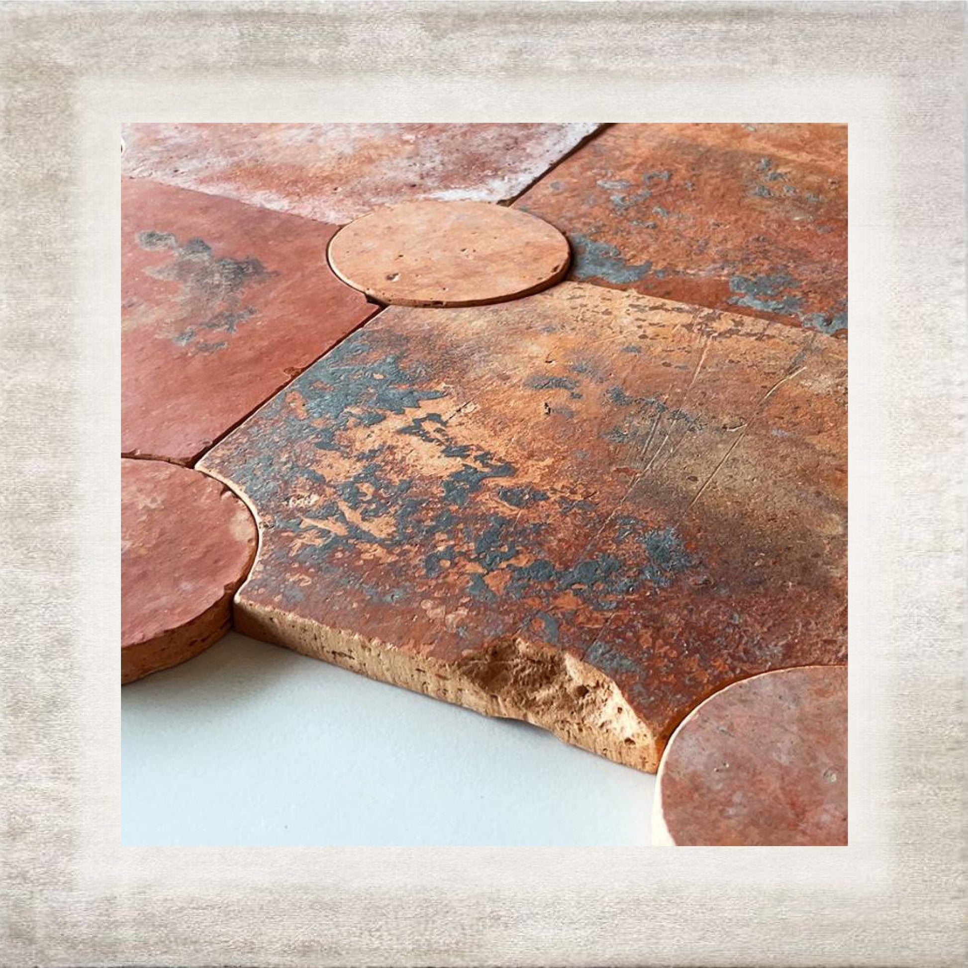 Orbita Terracotta Modular Tile — detail 2