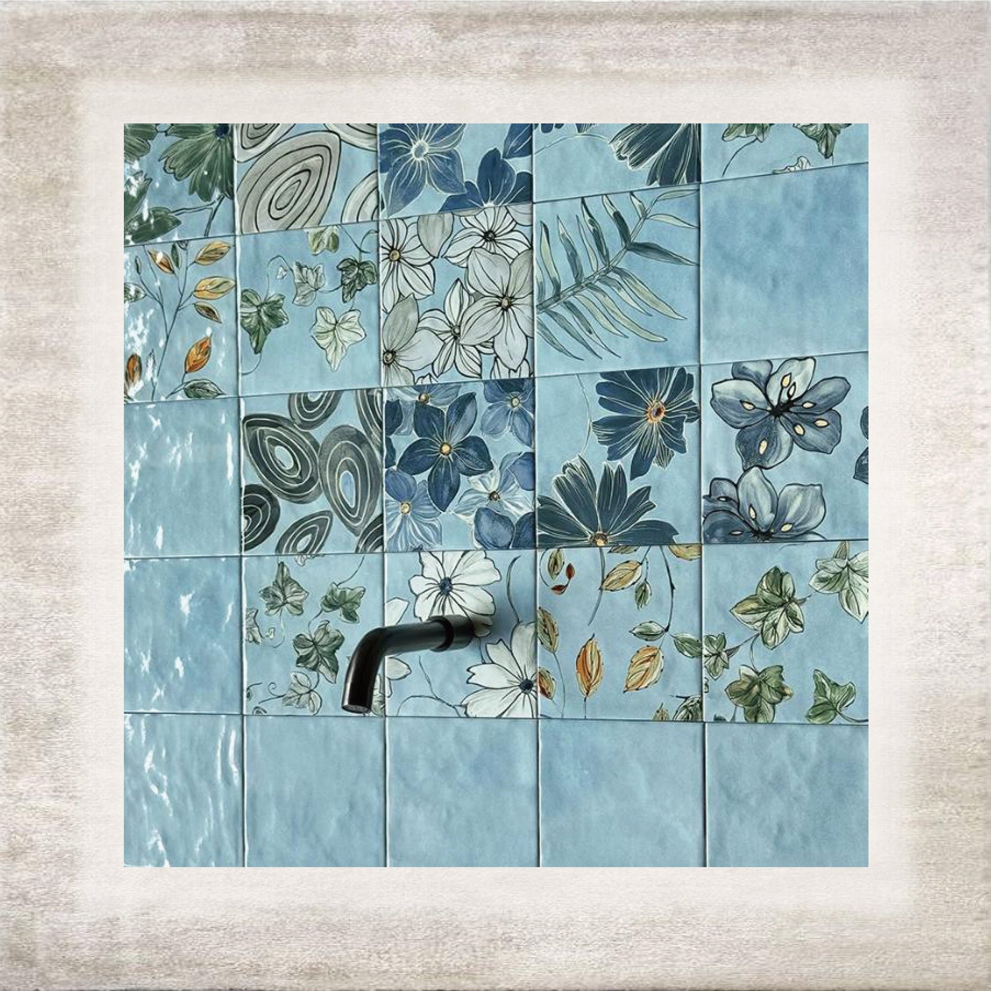 Botanica Sky Ceramic Tile — detail 2